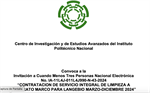 Contratacion de servicio integral de limpieza a contrato marco para Langebio Marzo-Diciembre 2024