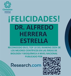 Alfredo Herrera Estrella en el top 10 del ranking de los mejores...