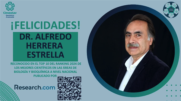 Dr. Alfredo Herrera entre los 10 mejores científicos