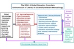 A concept for international societally relevant microbiology education and microbiology knowledge promulgation in society