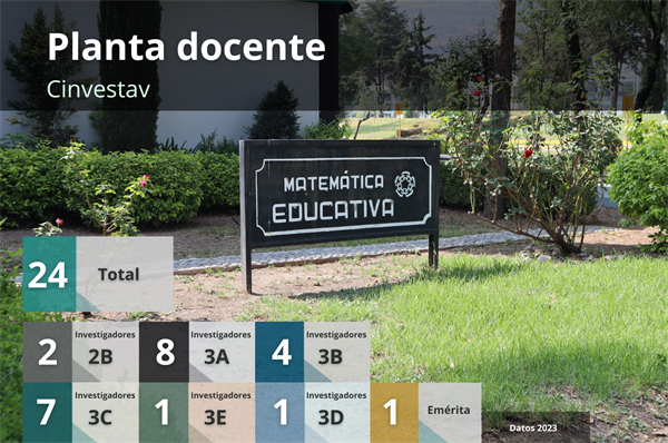 Planta Docente, Categorias Cinvestav