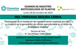 Examen de maestría de IBQ. Viridiana Segura Cerda