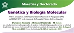 Convocatoria Genética  y Biología Molecular