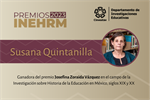 Premio 2023 INEHRM. Susana Quintanilla