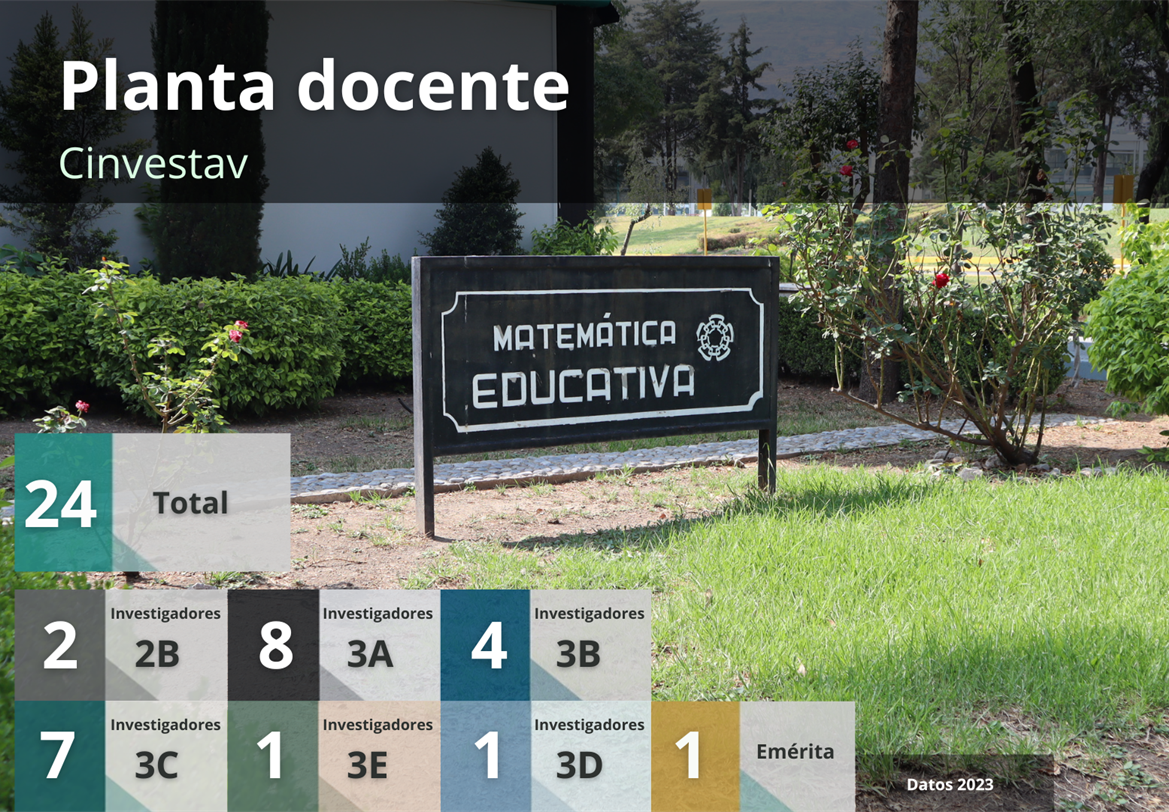 Planta Docente, Categorias Cinvestav