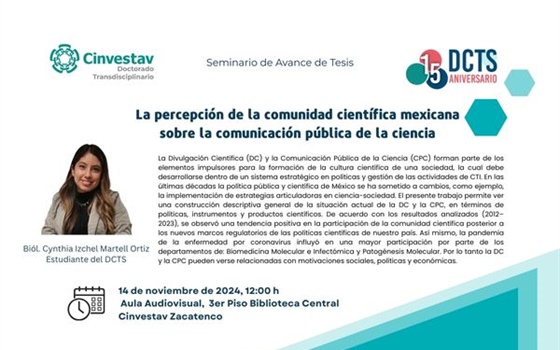 La percepción de la comunidad científica mexicana sobre la comunicación pública de la ciencia