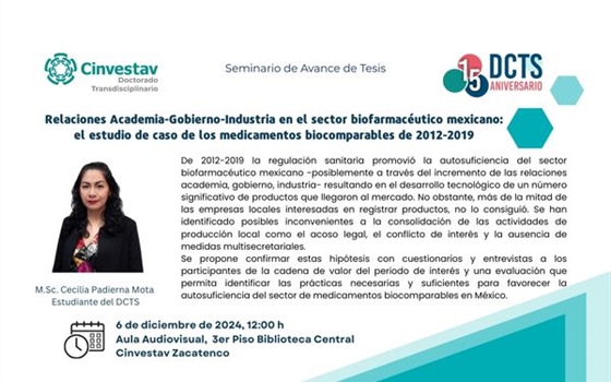 Relaciones Academia-Gobierno-Industria en el sector biofarmacéutico mexicano: el estudio de caso de los medicamentos biocomparables de 2012-2019