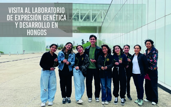 Visita al Laboratorio de Expresión Genética y Desarrollo en Hongos