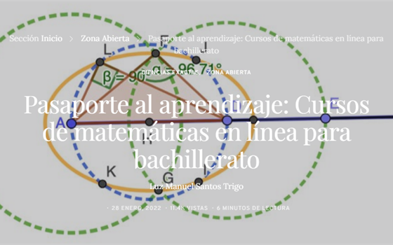 Pasaporte al aprendizaje: Cursos de matemáticas en línea para bachillerato